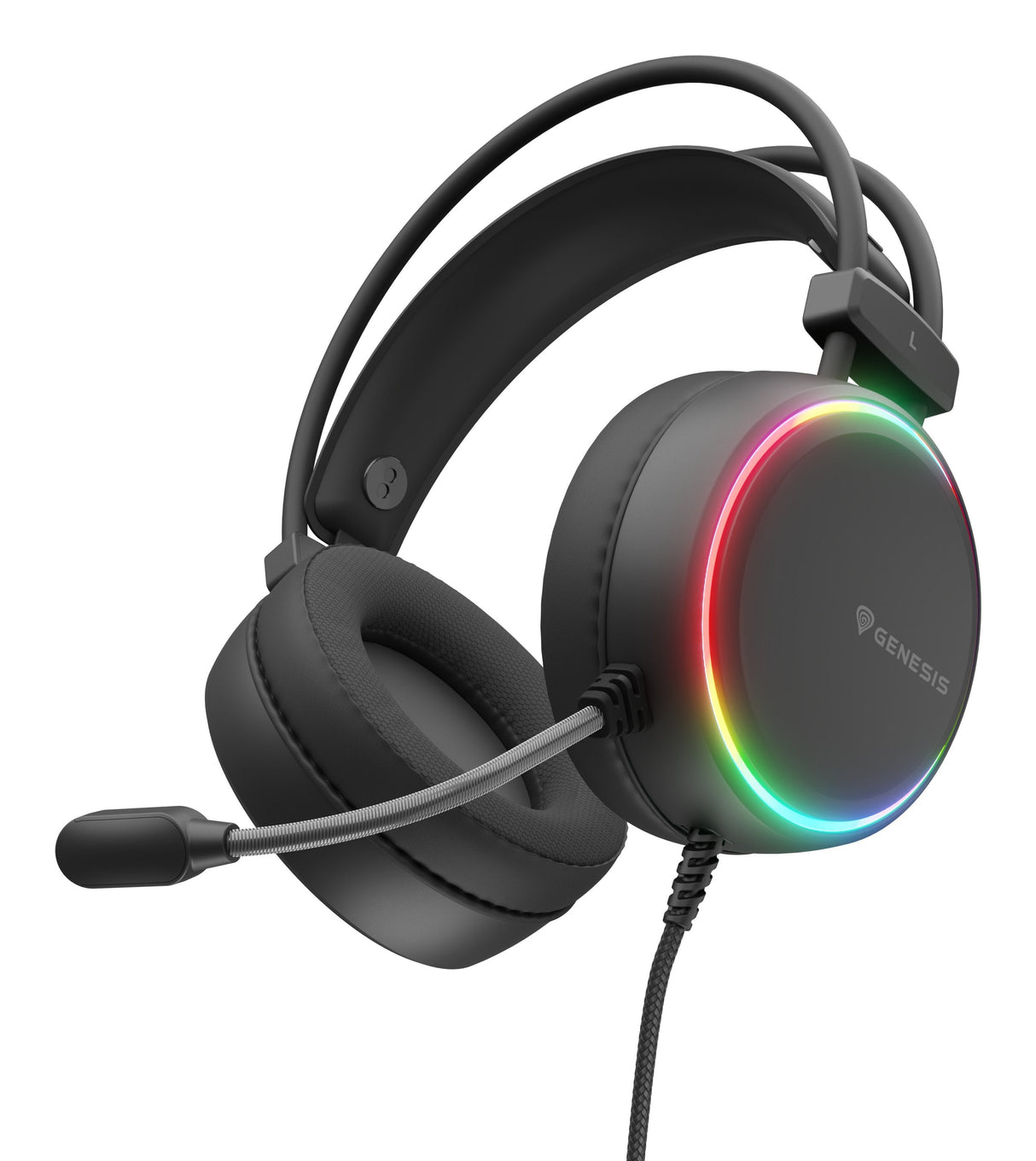 Auriculares Gaming Genesis Neon 613 G2 2.0 Rgb Negro