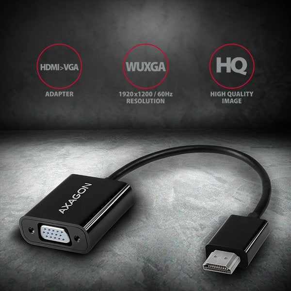 Axagon Rvh-Vgn, Hdmi -> Reductor / Adaptador Vga, Fullhd, 1920 * 1200
