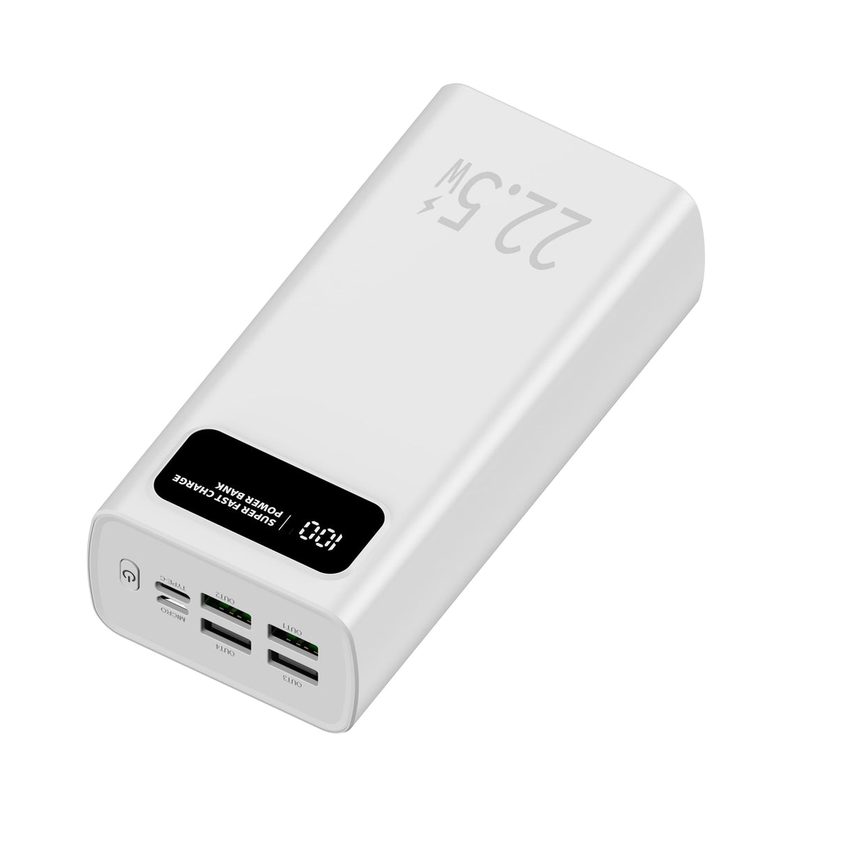 EAN 8436588883353 - Leotec LEPOW30W22W batería externa Polímero de litio 30000 mAh Blanco imagen 6
