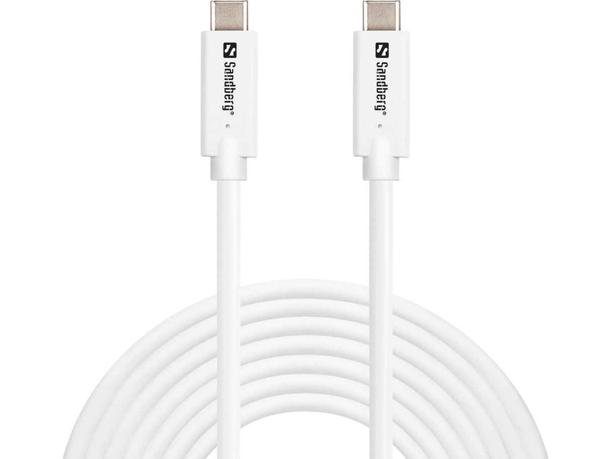 Sandberg 136-76 Cable Usb Usb 3.2 Gen 2 (3.1 Gen 2) 5 M Usb C Blanco