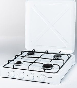 EAN 5902230901438 - Ravanson K-04T hobs Negro, Blanco Encimera Encimera de gas 4 zona(s) imagen 2