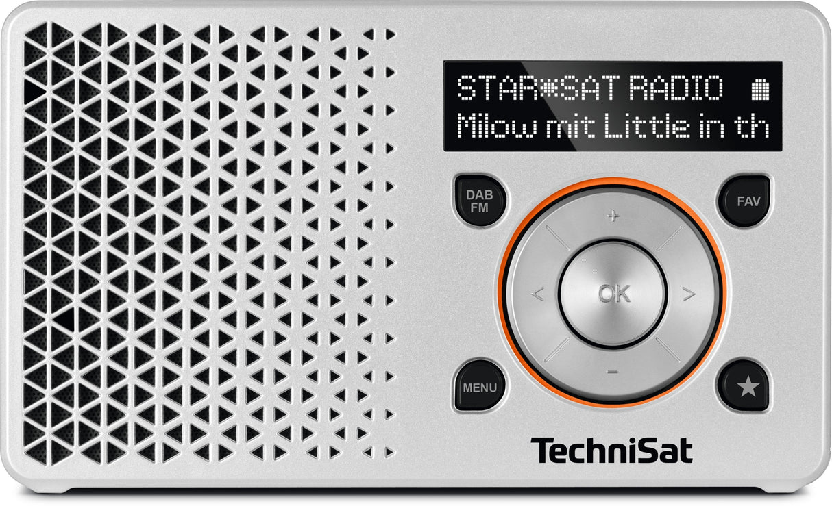 EAN 4019588349971 - TechniSat DigitRadio 1 Portátil Digital Naranja, Plata imagen 1