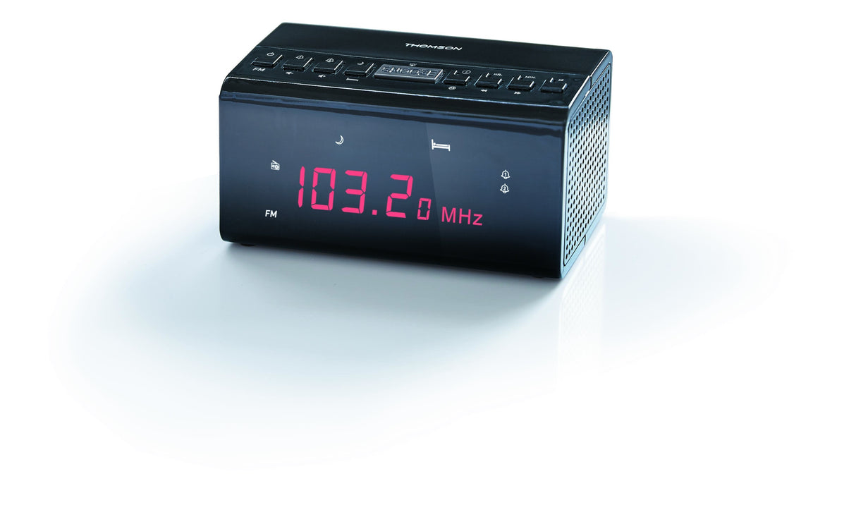 Thomson Cr50 Radio Reloj Despertador - Alarma Dual - Negro
