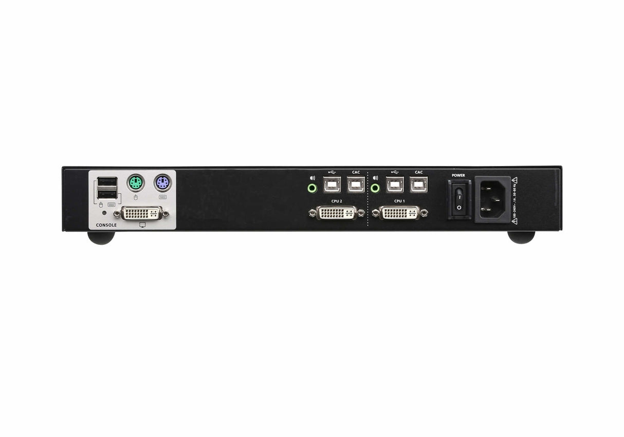 Switch Seguro Kvm Cs1182d De Aten, 2 Puertos, Dvi, Usb, Audio