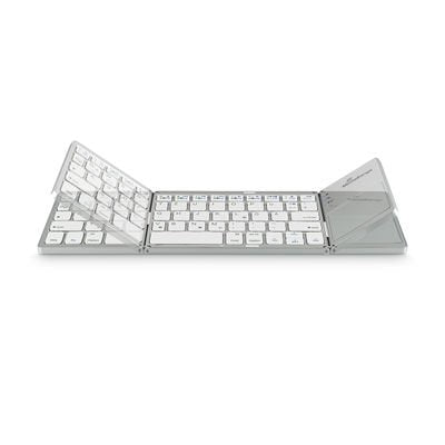 Mediarange Mros133 Teclado Bluetooth Qwertz Alemán, Suizo Plata
