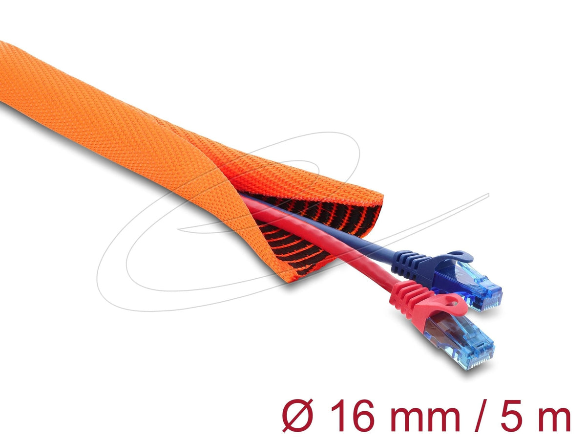 Delock Kabelschutzschl. Selbstschl. De Doble Capa 5mx16mm Or.