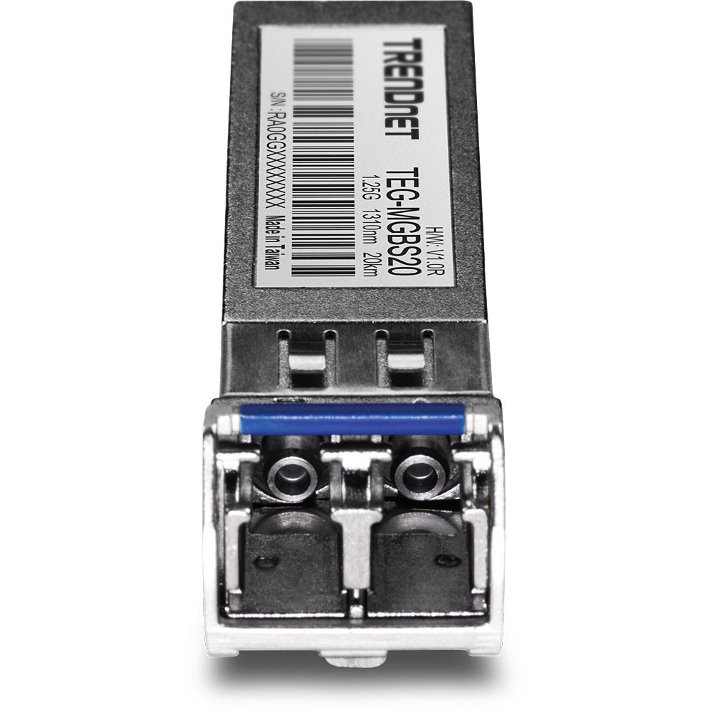 EAN 0710931140620 - Trendnet TEG-MGBS20 convertidor de medio 1250 Mbit/s 1310 nm Monomodo Negro, Acero inoxidable imagen 3