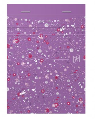 Elba Oxford Floral - Block - A6 (105 X 148 Mm) - 80 Hoja / 160 Páginas