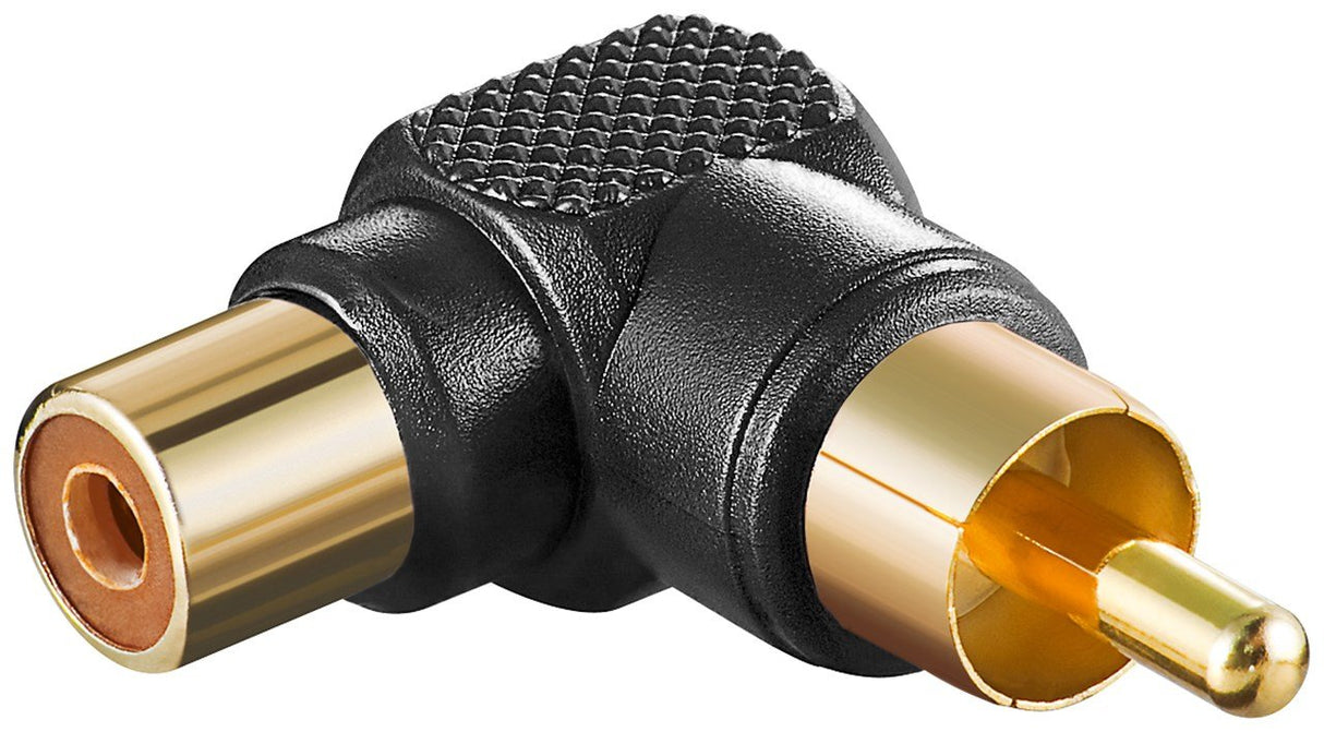 EAN 4040849116858 - Goobay 11685 cambiador de género para cable RCA Negro, Oro imagen 1