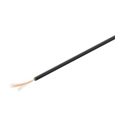 Alambre De Cobre Aislado Negro 1 Cond, 18x0,1mm 10 Metros