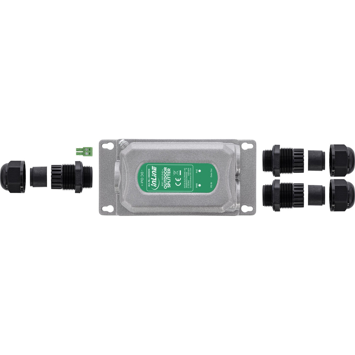 Splitter Poe++ Inline® Para Exteriores Ip67 Ik10 60 W 12 V 1 Gb/S