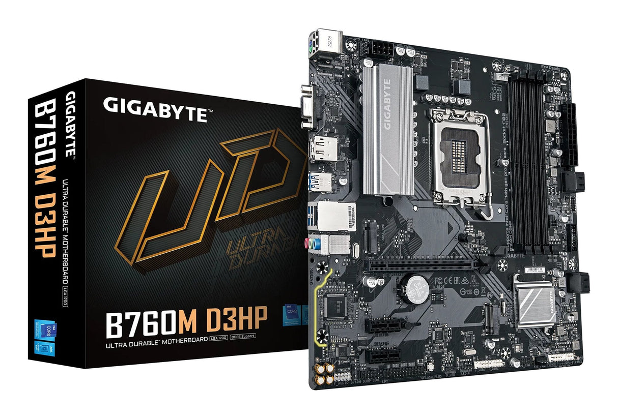 EAN 4719331864347 - GIGABYTE B760M D3HP placa base Intel B760 Express LGA 1700 micro ATX imagen 1