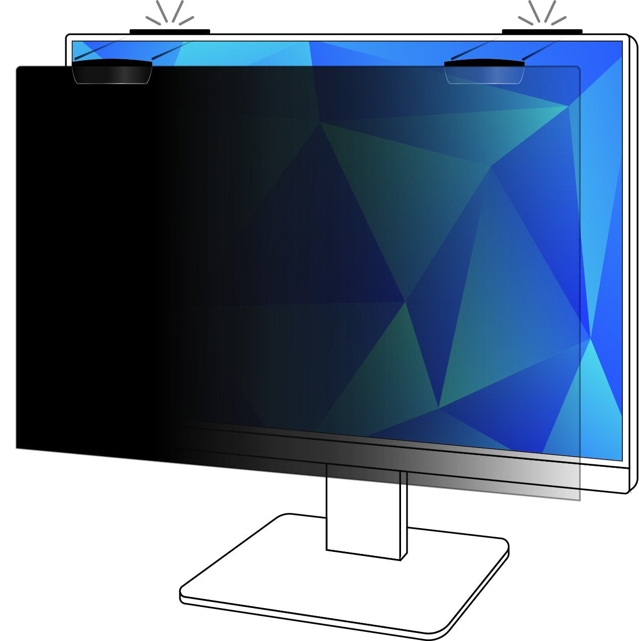 Filtro De Privacidad 3m Para Monitor De Pantalla Completa De 24,5 Pulgadas Pf245w9em