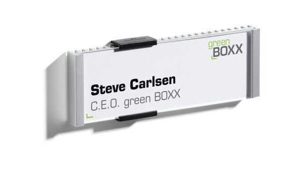 Señal De Puerta Durable Señal Informativa 149x52,5 Mm Plata Metalizada