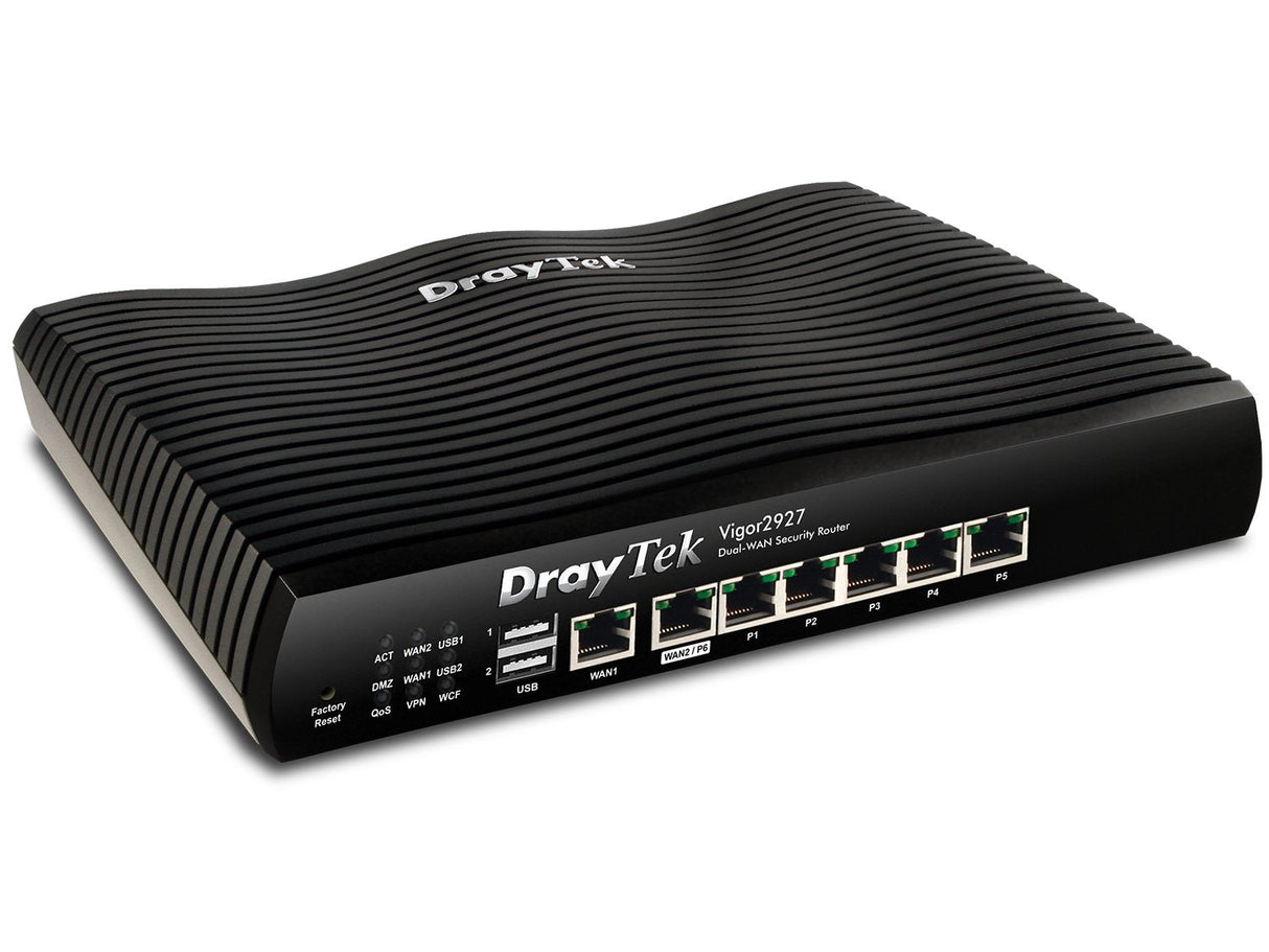Draytek Vigor 2927 Vpn Firewall Router 1xrj-45 1gbps Wan 5xrj-45 1gbps Lan 2x Usb 2.0
