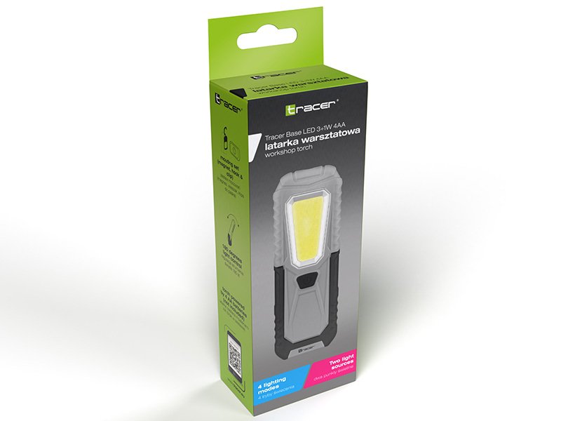 Tracer Base Led 3+1w Workshop Flashlight