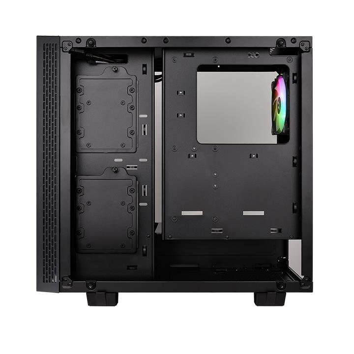Caja Pc Thermaltake View 21 Tg Rgb Plus Midi Tower Negro