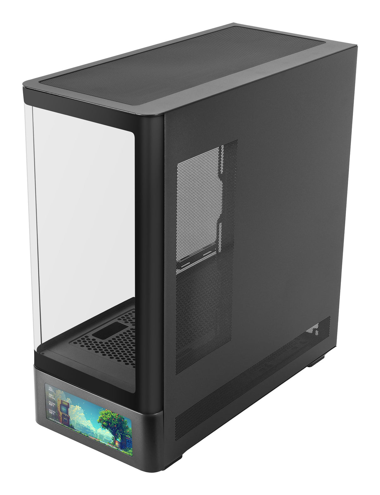 EAN 8435693112709 - Mars Gaming MCLCDPRO carcasa de ordenador Midi Tower Negro imagen 4