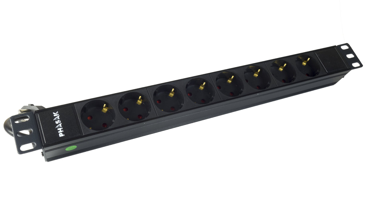 EAN 5605922024810 - Phasak BNS 3518 limitador de tensión Negro 8 salidas AC 1,5 m imagen 9