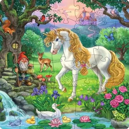 Ravensburger Wooden Puzzles Kids - Fairytale Unicorn 44 Parts 12004085