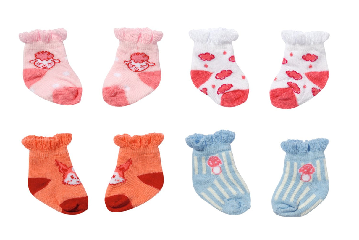 Pack De 2 Calcetines Zapf Creation Baby Annabell®, Accesorios Para Muñecas (Artículo Surtido, 43 Cm, Dos Pares) 709627