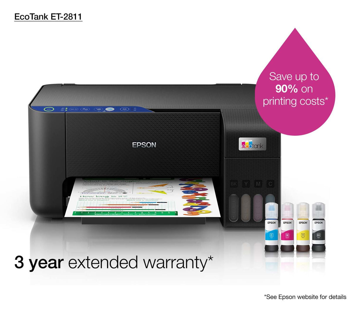 EAN 8715946684116 - Epson EcoTank ET-2811 Inyección de tinta 5760 x 1440 DPI 33 ppm Wifi imagen 12