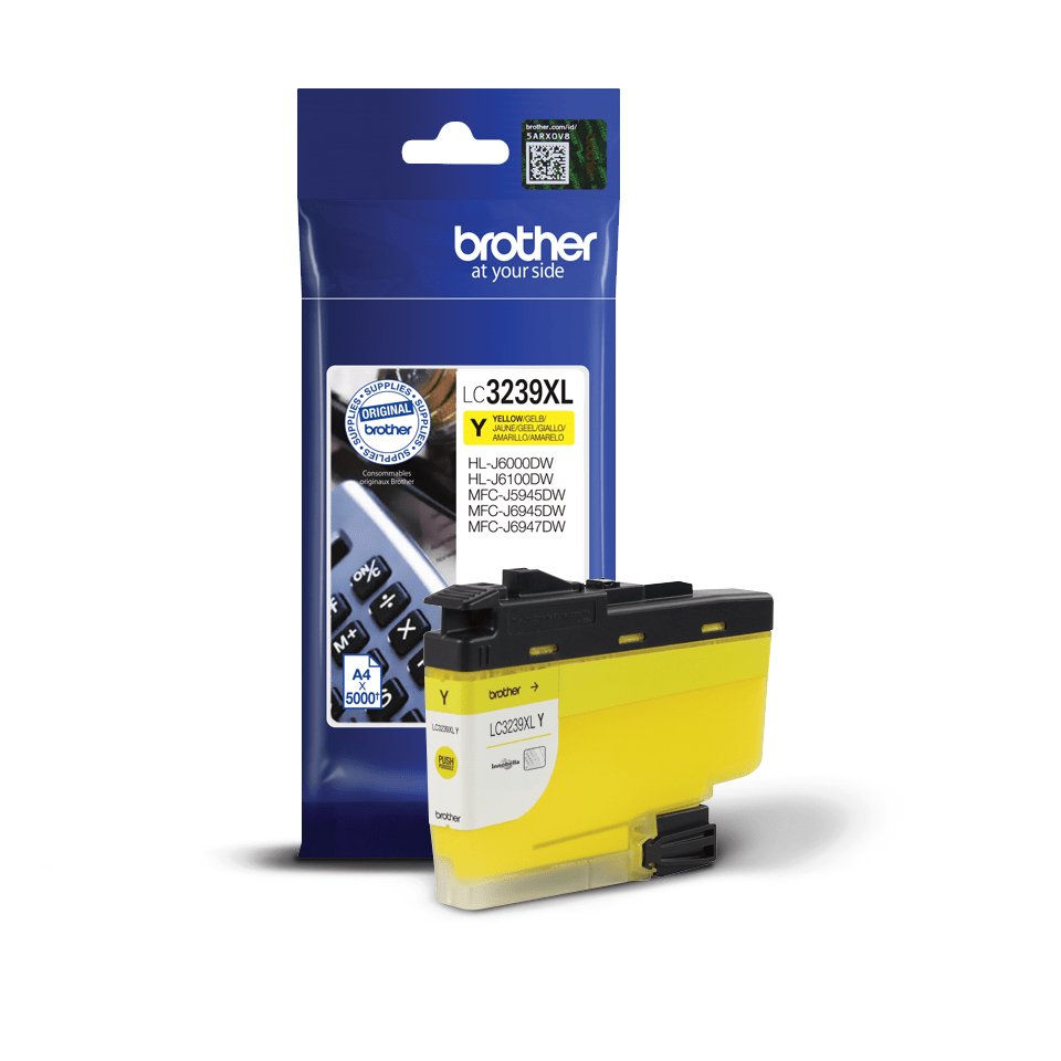 EAN 4977766787956 - Brother LC-3239XLY cartucho de tinta 1 pieza(s) Original Alto rendimiento (XL) Amarillo imagen 2