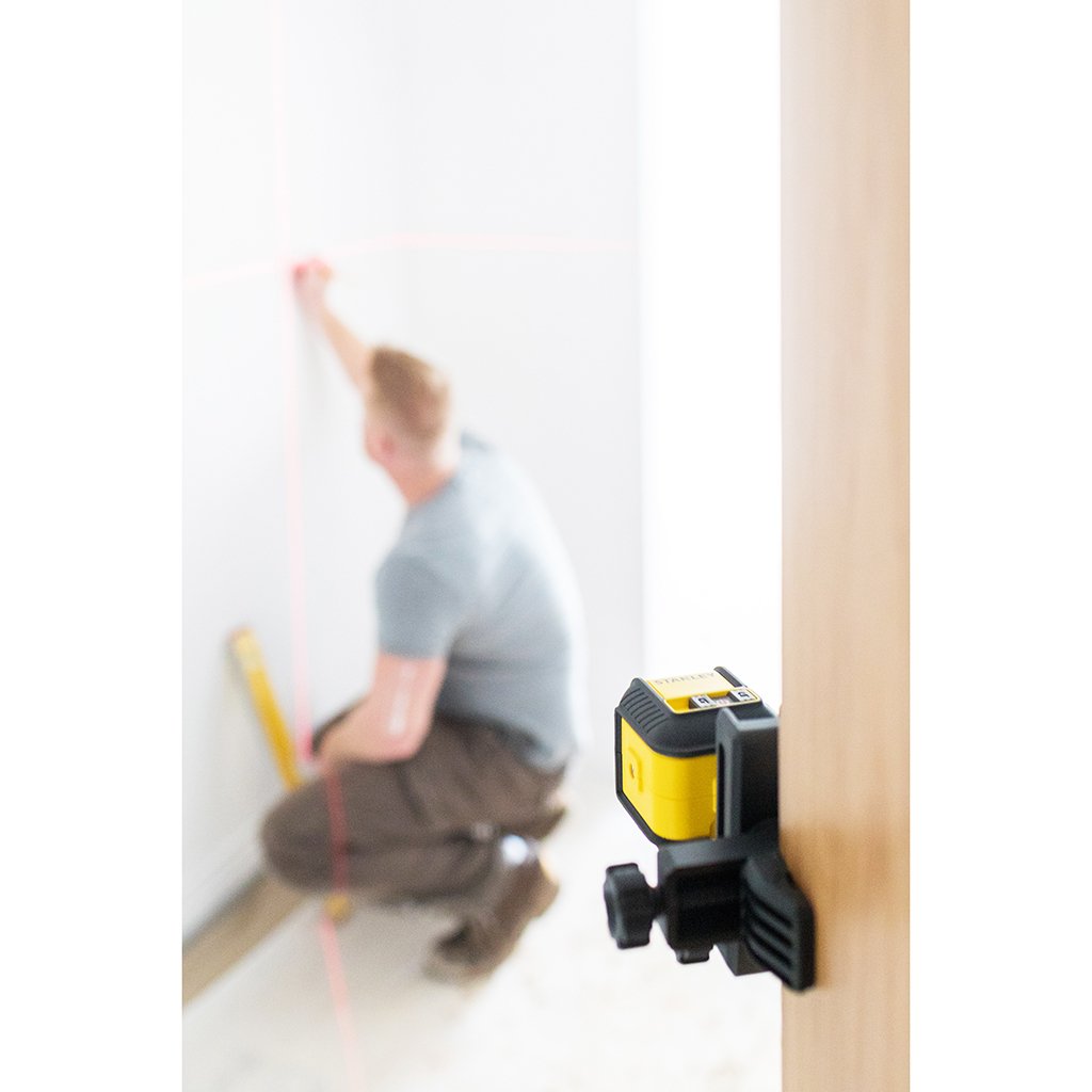 Láser De Haz Rojo De Línea Cruzada Stanley Stht77498-1 Cubix