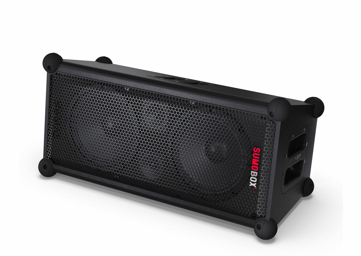 Sharp Cp-Ls100 Altavoz Portatil, 120w Rms / 105db, 10 Horas / 14.8v 5ah , 3 Canales Entrada/ Trs/Xlr (X 2)