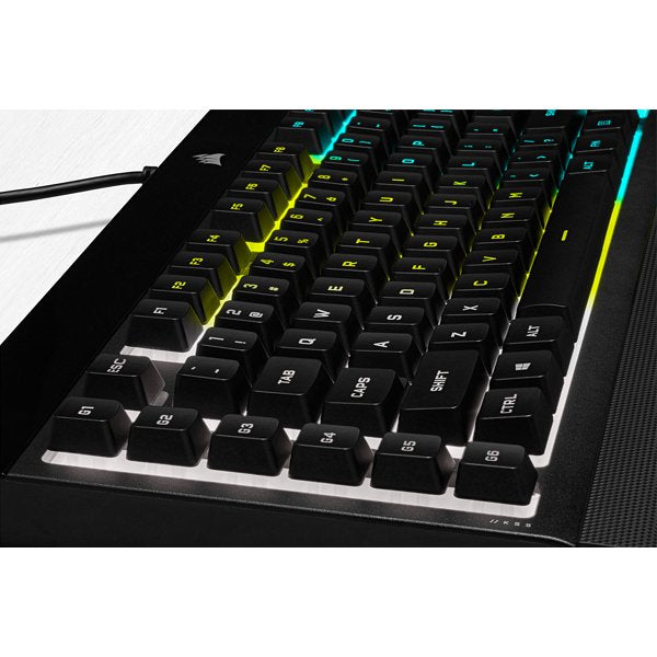 Teclado Corsair Usb K55 Rgb Pro Gaming Reposamuñeca Extraible