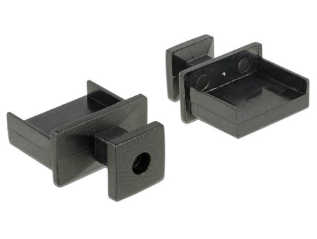 EAN 4043619640096 - DeLOCK 64009 tapa de seguridad para enchufe USB tipo A Negro 10 pieza(s) imagen 1
