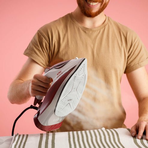 Pae Plancha Pv2040 Solac Optima Relieve 3100w Roja Y Blanca