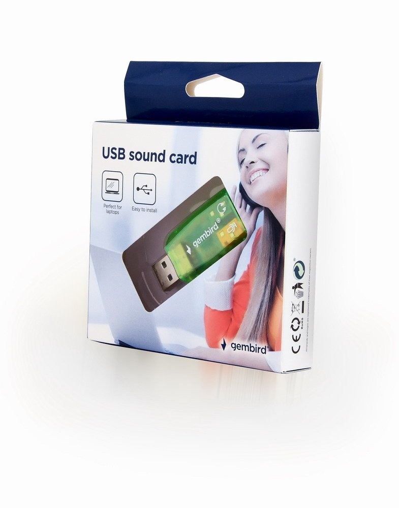 EAN 8716309100458 - Gembird SC-USB-01 cambiador de género para cable 3.5 mm Verde imagen 3