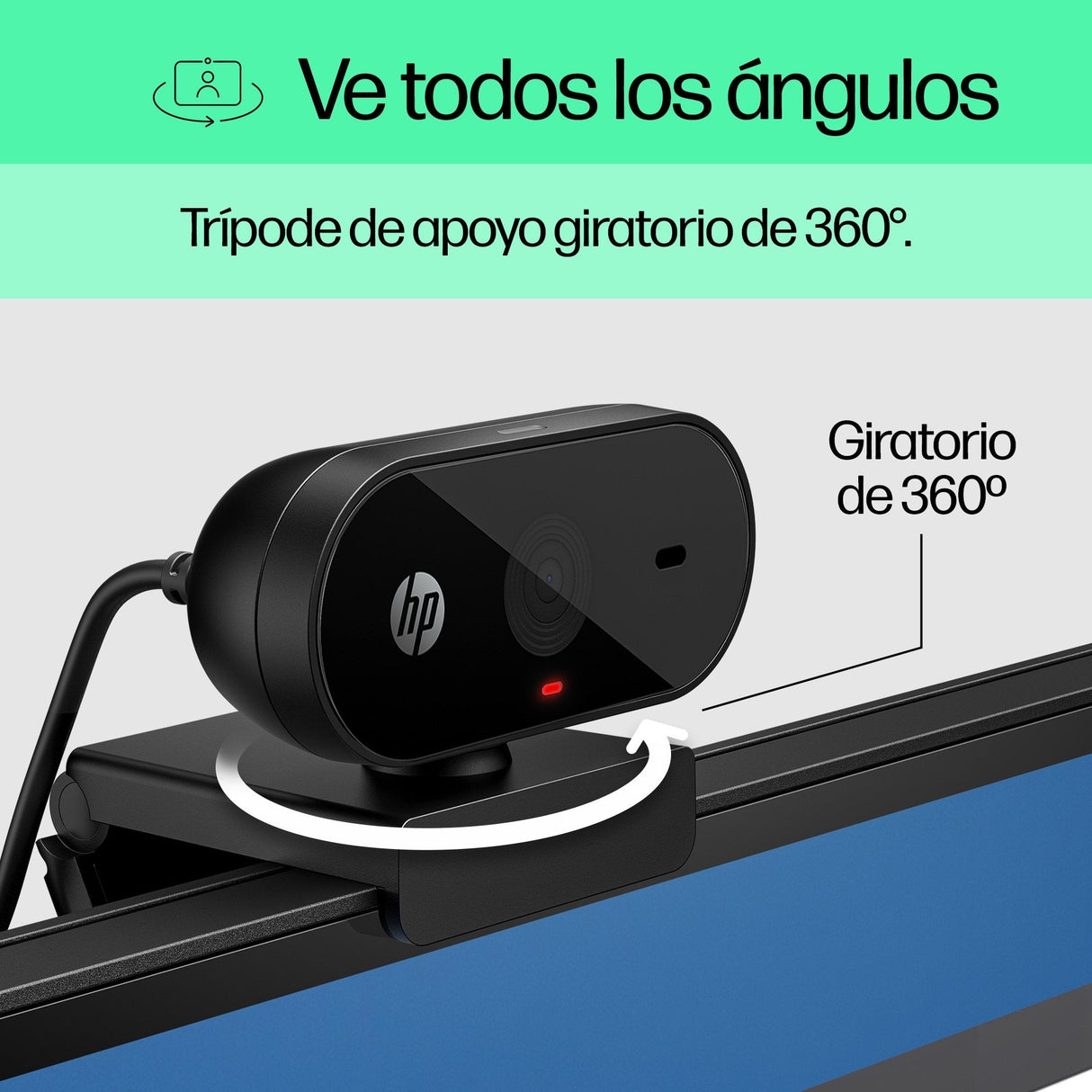 Webcam Hp 320 Fhd 1920 X 1080 Full Hd 53x26aa