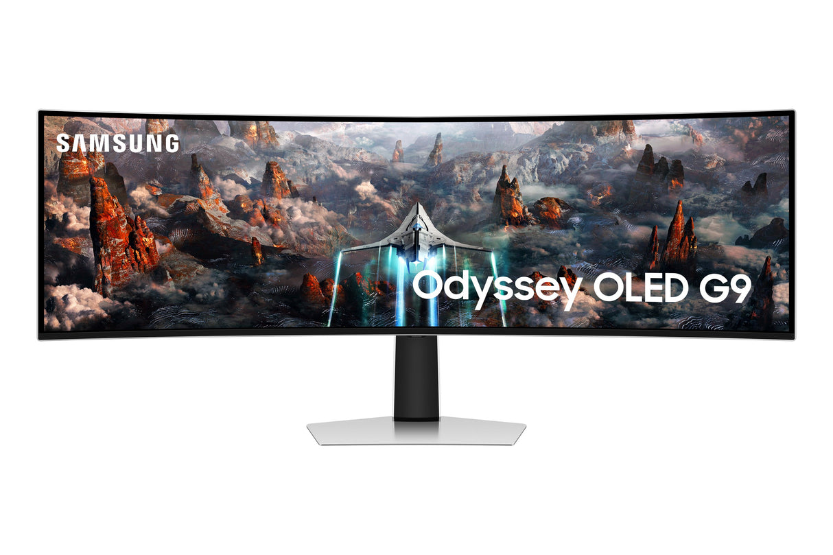 EAN 8806095053653 - Samsung G93SC pantalla para PC 124,5 cm (49") 5120 x 1440 Pixeles Dual QHD OLED Plata imagen 1