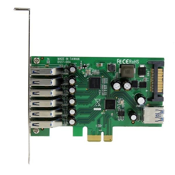 Startech Adaptador Tarjeta Pci Express 7 Puertos U