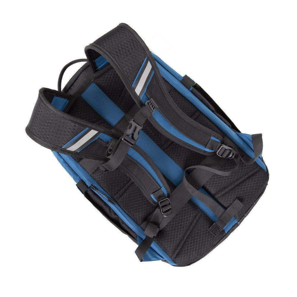 Rivacase 5225 Mochila Informal Negro, Azul Nylon