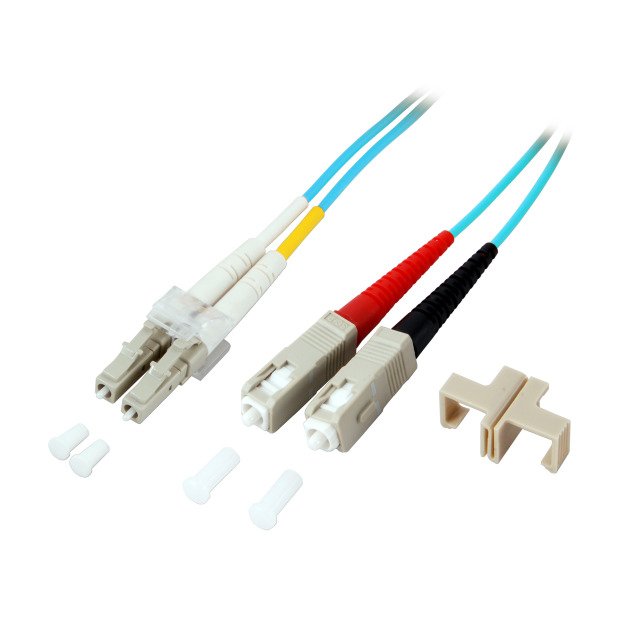 EAN 4049759024444 - EFB Elektronik O0314.1 Cable de fibra óptica e InfiniBand 1 m LC SC Turquesa imagen 1