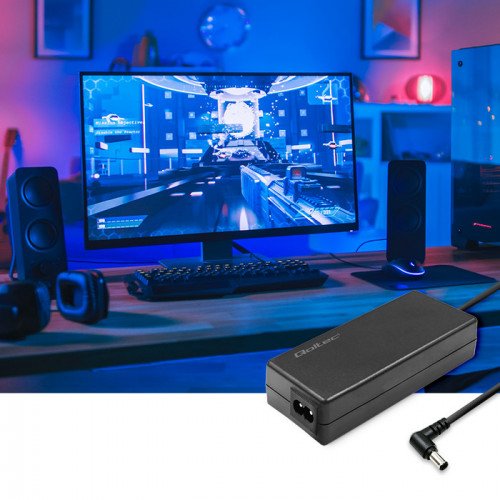 EAN 5901878510293 - Qoltec 51029 adaptador e inversor de corriente Interior 65 W Negro imagen 2