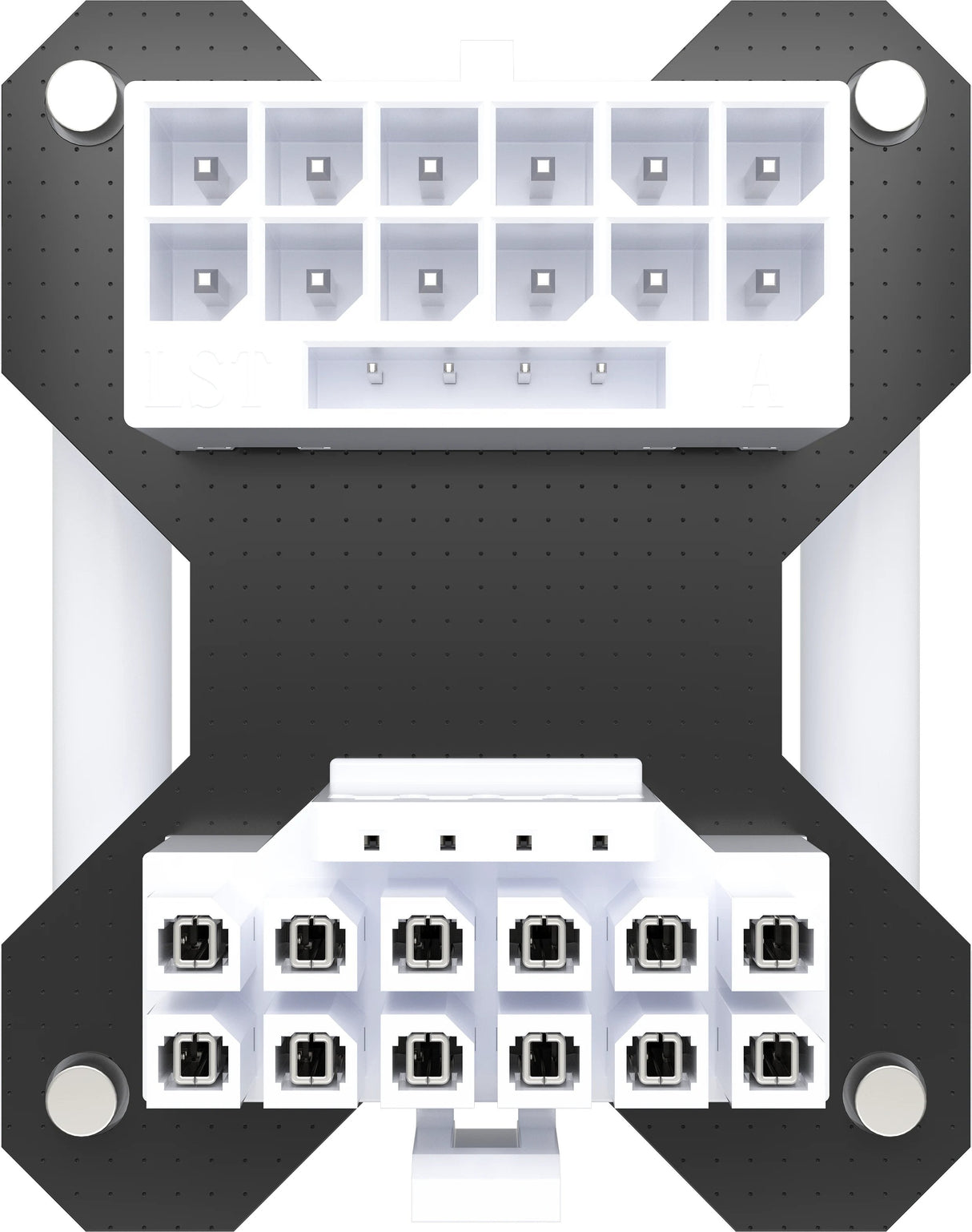Corsair 2da Generación 180 ° Pcie 5.X 12v -2x6 Puente De Alimentación - Estilo A Blanco Y Guadaña Cp-8920370