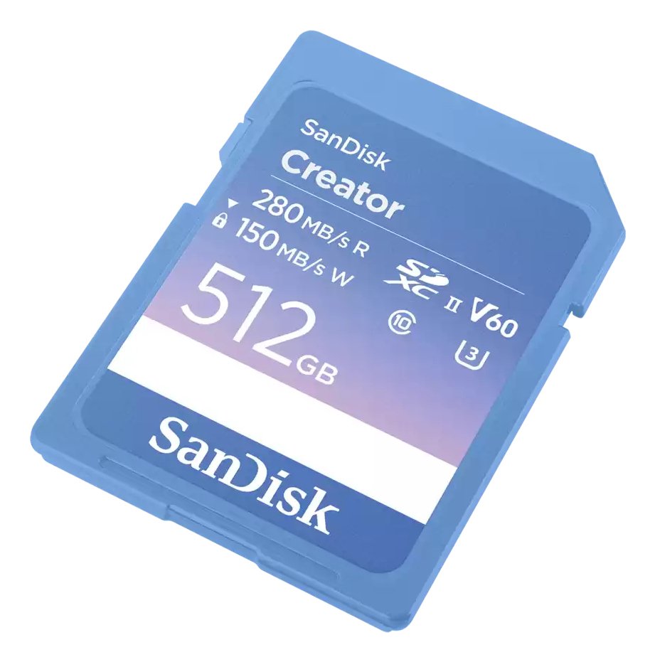 Card Sandisk Creator Sd Uhs-Ii 512gb