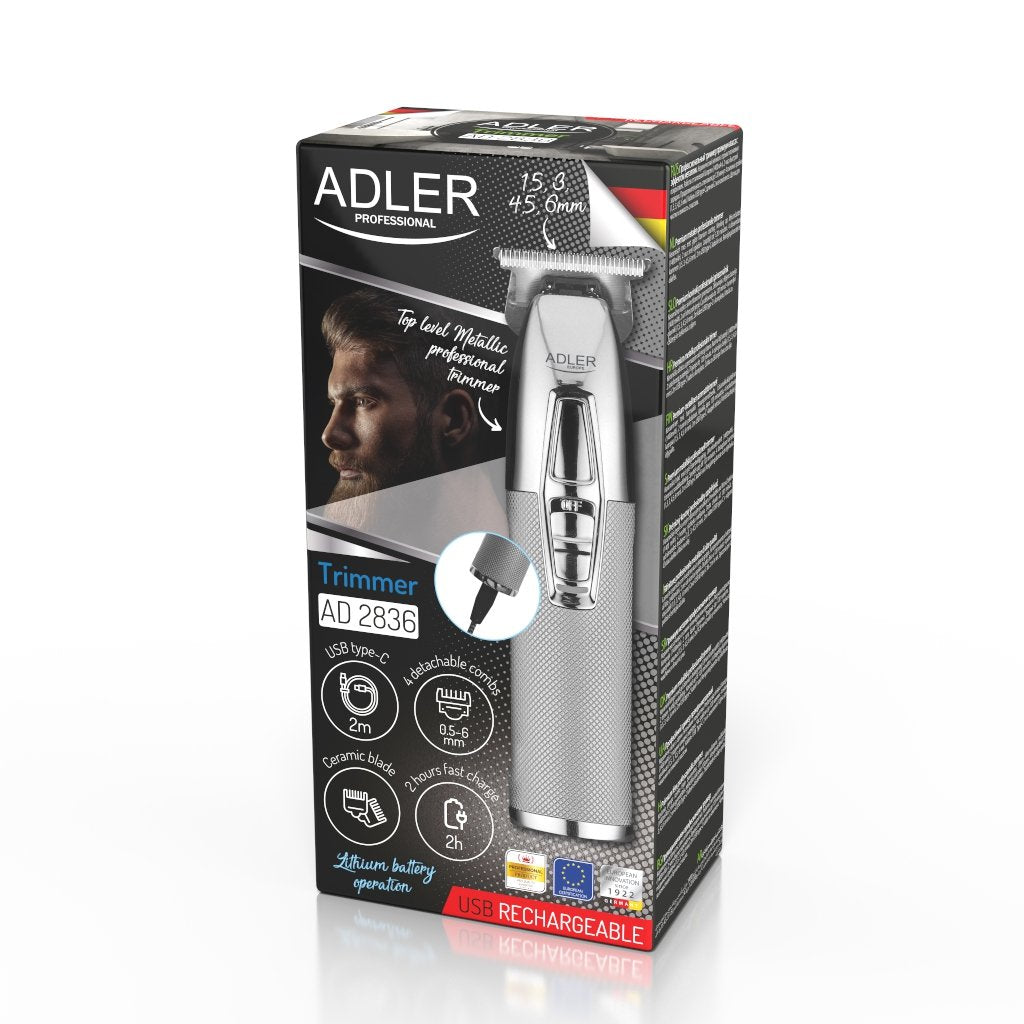 EAN 5903887805520 - Adler AD 2836S depiladora para la barba Batería 4 6 mm Plata imagen 14