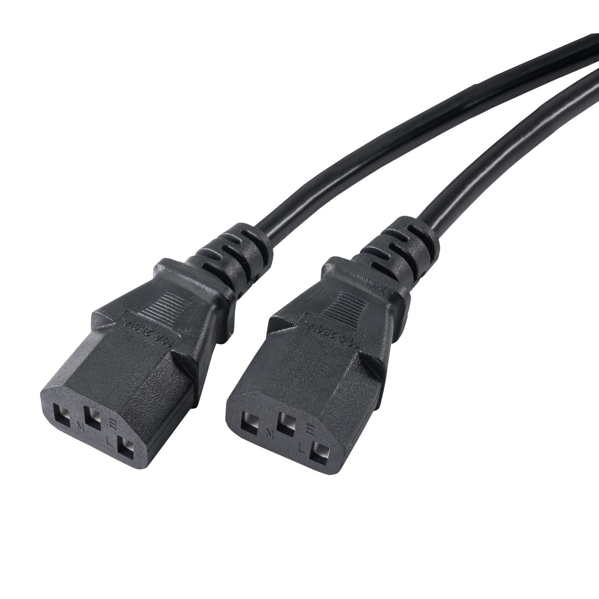 Cable De Alimentación Akyga Y Ak-Pc-04a Cee 7/7 2x C13 250v / 50hz 1.8m Schuko
