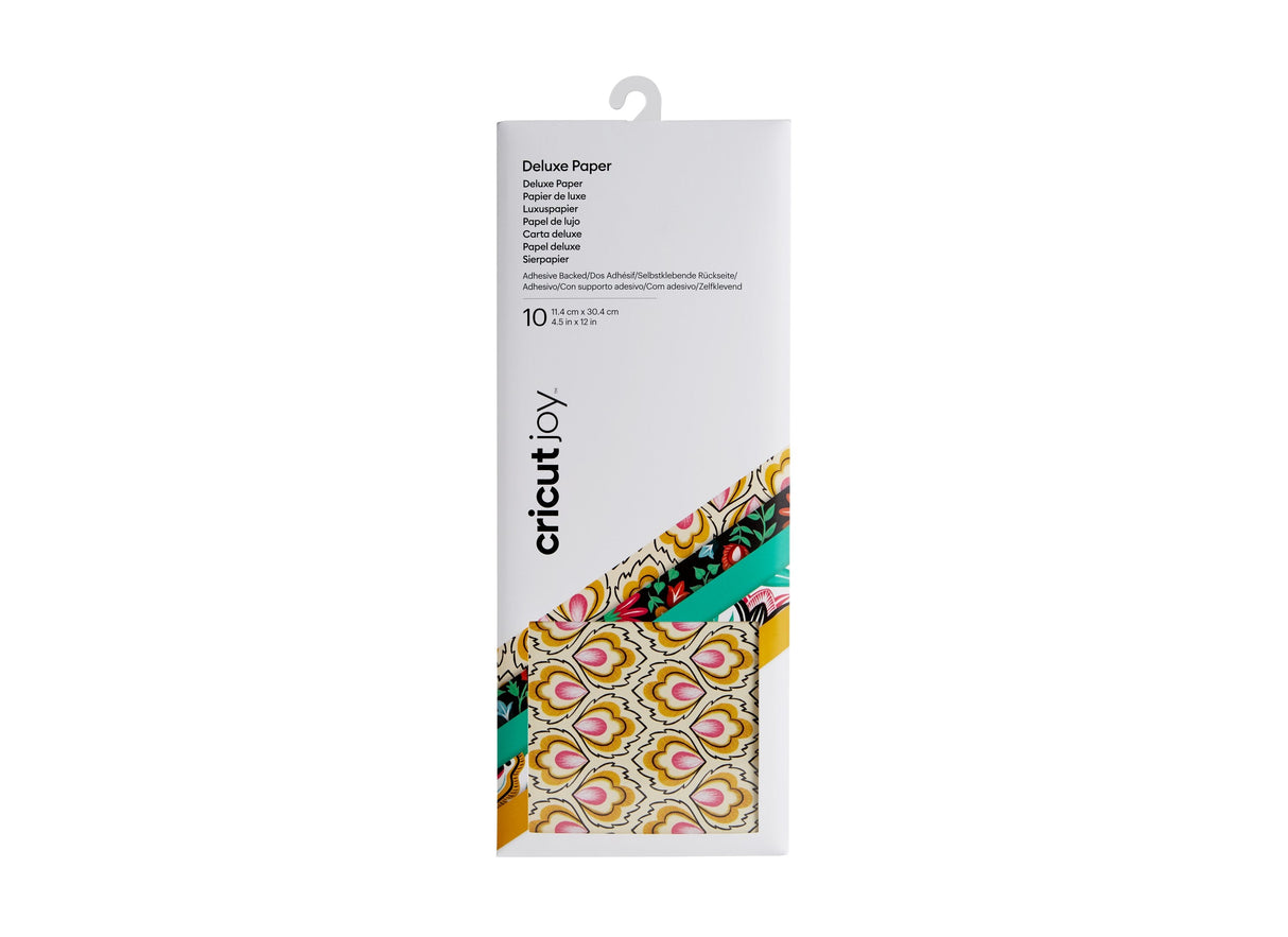 Joy Adhesive Backed Deluxe Paper 11,5x30cm 10-Sheets By Design(P)