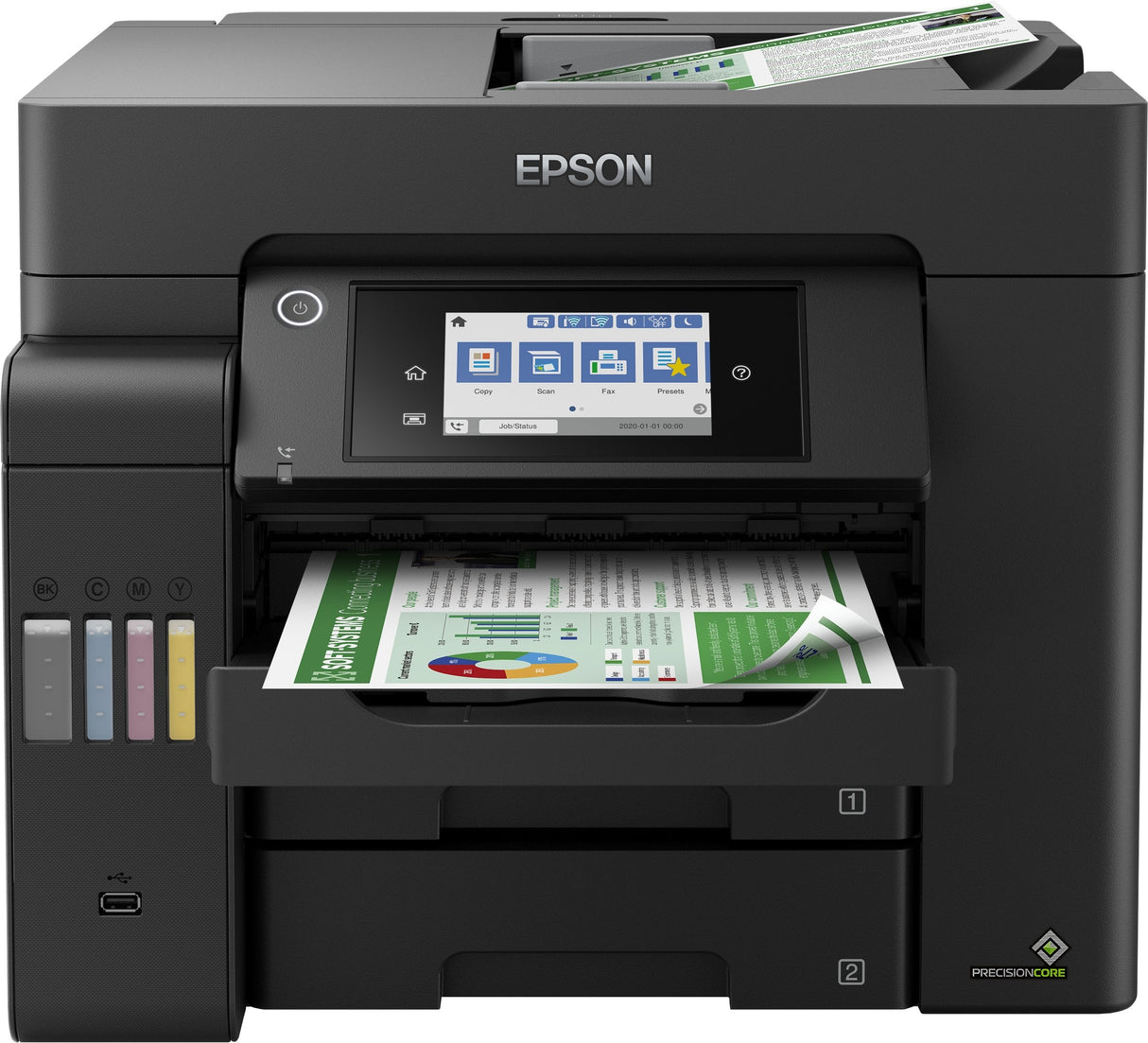 Impresora De Inyección De Tinta Multifunción Inalámbrica Epson L6550 Ecotank Its