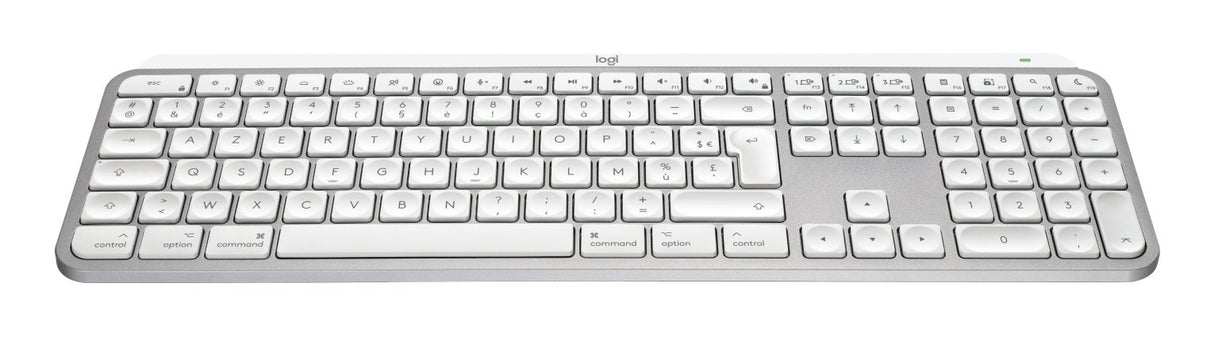 EAN 5099206114555 - Logitech Master MX Keys S for Mac teclado Oficina RF Wireless + Bluetooth AZERTY Francés Aluminio, Blanco imagen 2