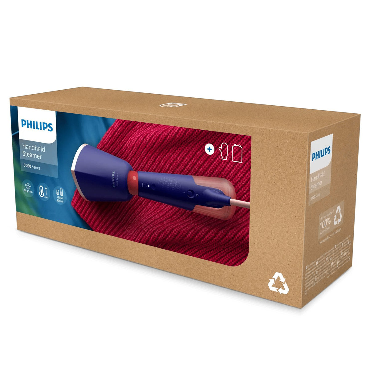 EAN 8720389050091 - Philips 5000 series STH5030/20 vaporizador para ropa Vaporizador manual de prendas 0,12 L 1400 W Azul imagen 8