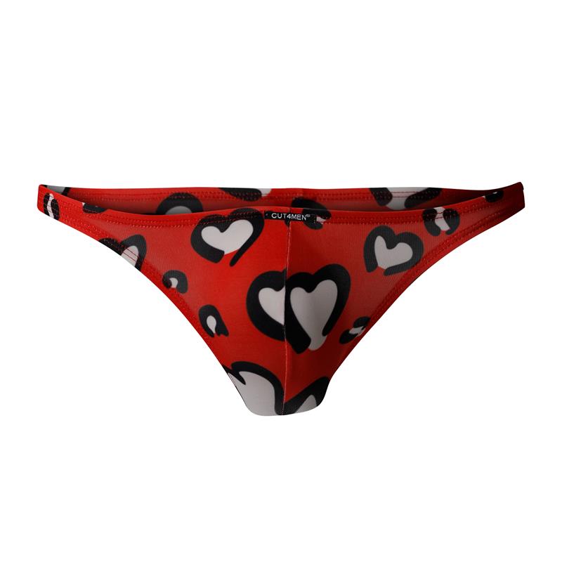 C4m11 Calzoncillo Estilo Brazilian Hearts Talla (Interno):S