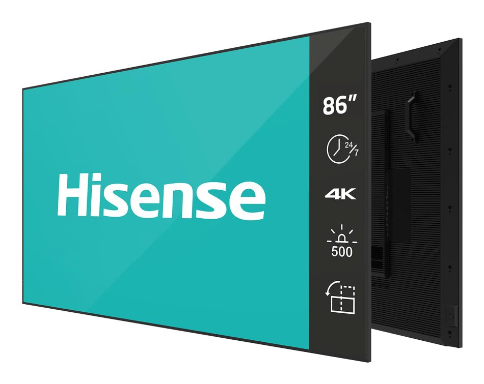 EAN 6973172944325 - Hisense 86DM66D pantalla de señalización Pizarra de caballete digital 2,18 m (86") Wifi 500 cd / m² Full imagen 1