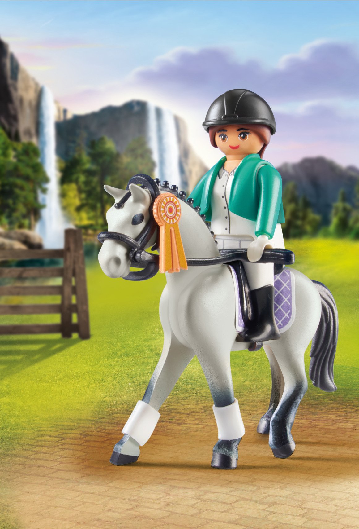 Playmobil 71641 Jinete Del Torneo Caballos De La Cascada, Juguete De Construcción 71641